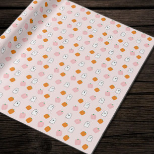 Papel De Presente Aniversário Assustador de 4 anos