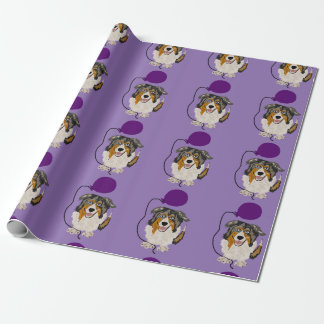 Papel De Presente Aniversário australiano engraçado Giftwrap do