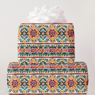 Papel De Presente Aniversário Colorido do Estilo do Sudeste