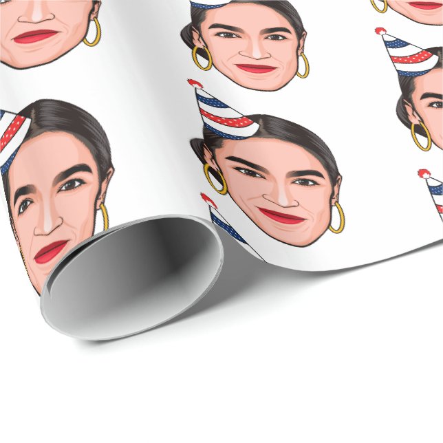 PAPEL DE PRESENTE ANIVERSÁRIO DA AOC (Ponta do rolo)