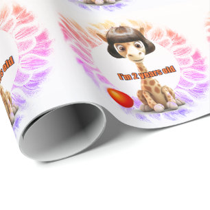 Papel De Presente Aniversário da Menina