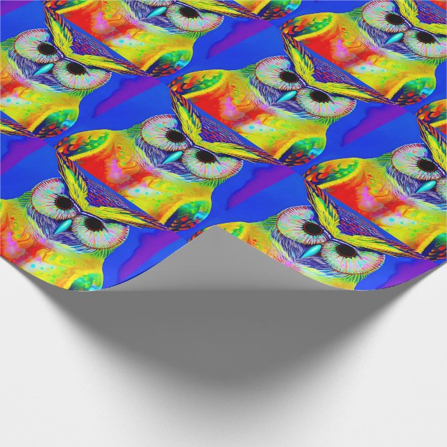 PAPEL DE PRESENTE ANIVERSÁRIO DE ARTE OWL (Ponta)