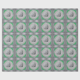 Papel De Presente Aniversário de Casamento do Platinum de 20 Emerald