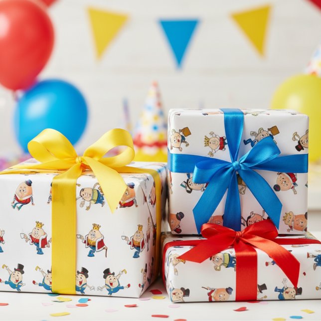 Papel De Presente Aniversário de criança Humpty Dumpty (Criador carregado)