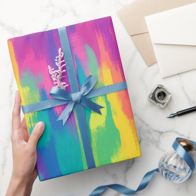 Papel De Presente Aniversário de criança Premium sofisticado em Mono (Presentear)