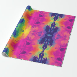 Papel De Presente Aniversário de Namorada do Presente do Chic Love