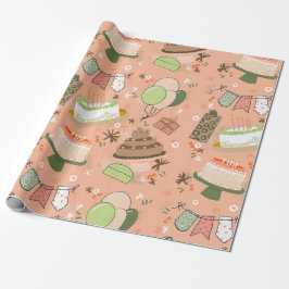 Papel De Presente Aniversário de Savannah