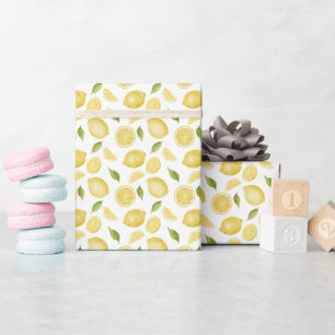 Papel De Presente Aniversário de Um Ano com Arco Rosa Amarelo de Lim