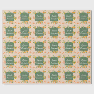 Papel De Presente Aniversário de Verão Spritz