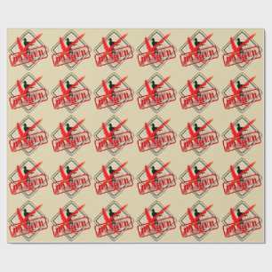 Papel De Presente Aniversário do Apocalypse Zombie   Halloween Bioha