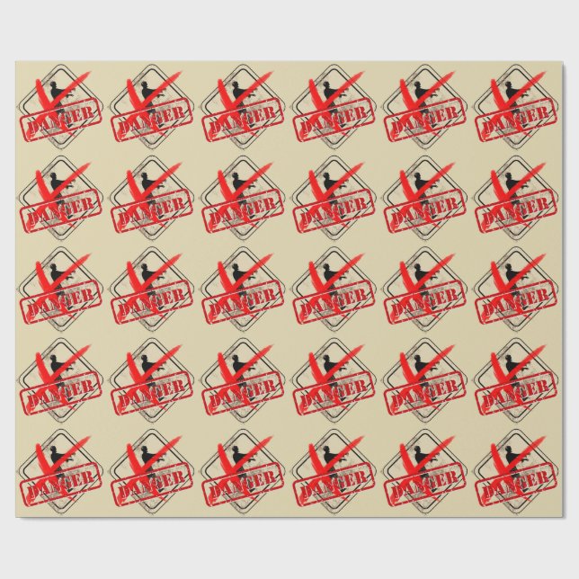 Papel De Presente Aniversário do Apocalypse Zombie | Halloween Bioha (Aberto)