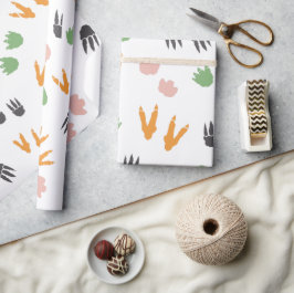 Papel De Presente aniversário do Dinossauro