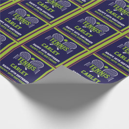 Papel De Presente Aniversário do Sentimento de Idade do tênis