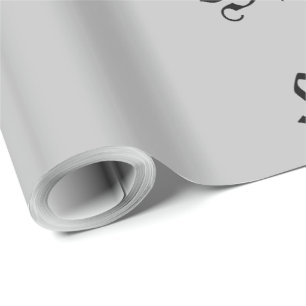 Papel De Presente aniversário feliz neutro em um roteiro antigo