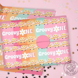 Papel De Presente Aniversário Groovy One