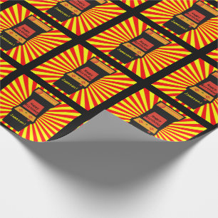 Papel De Presente Aniversário personalizado da arcada jogo de víde