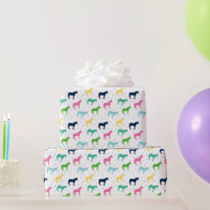 Papel De Presente Aniversário Ponies Gift Wrap
