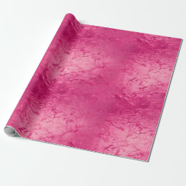 Papel De Presente Aniversário Rosa Chic Glam Feminino
