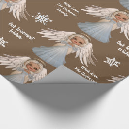 Papel De Presente Anjo Bonito Personalizado