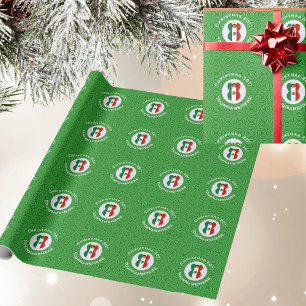 Papel De Presente Anjo de Natal Personalizado da Bandeira Mexicana