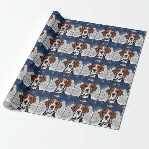 Papel De Presente Anjo do American Foxhound