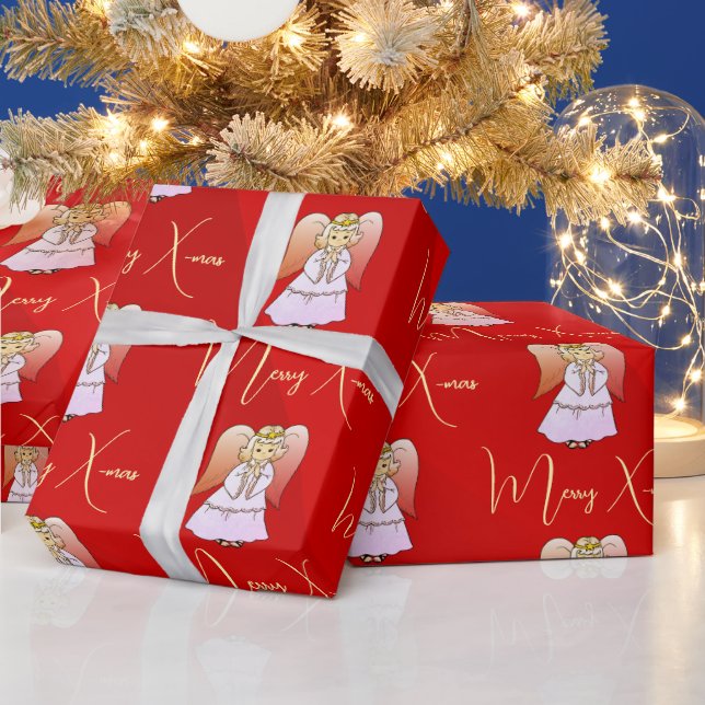 Papel De Presente Anjo Wraping Paper (Feriados)