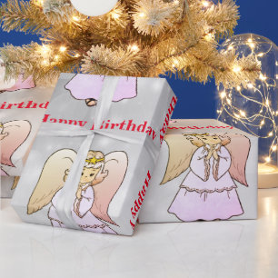 Papel De Presente Anjo Wraping Paper