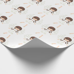 Papel De Presente Anjos de Natal