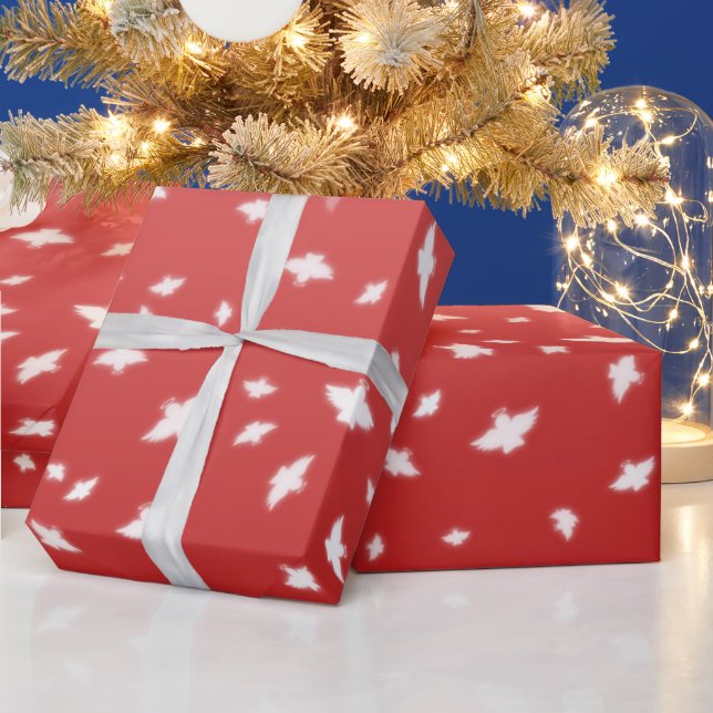 Papel De Presente Anjos de Natal (Feriados)