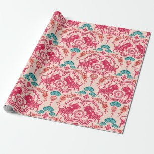 Papel De Presente Ano Da Ox