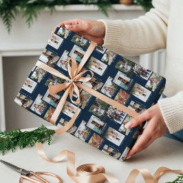 Papel De Presente Ano em Momentos 8 Colagem de Fotos e Legendas da F