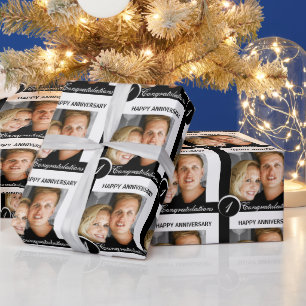 Papel De Presente Ano negro do casal