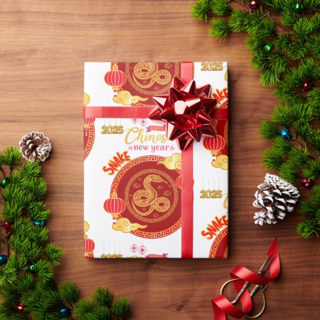 PAPEL DE PRESENTE ANO NOVO CHINÊS (Presente de Natal)