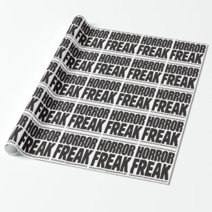 Papel De Presente Anormal do horror