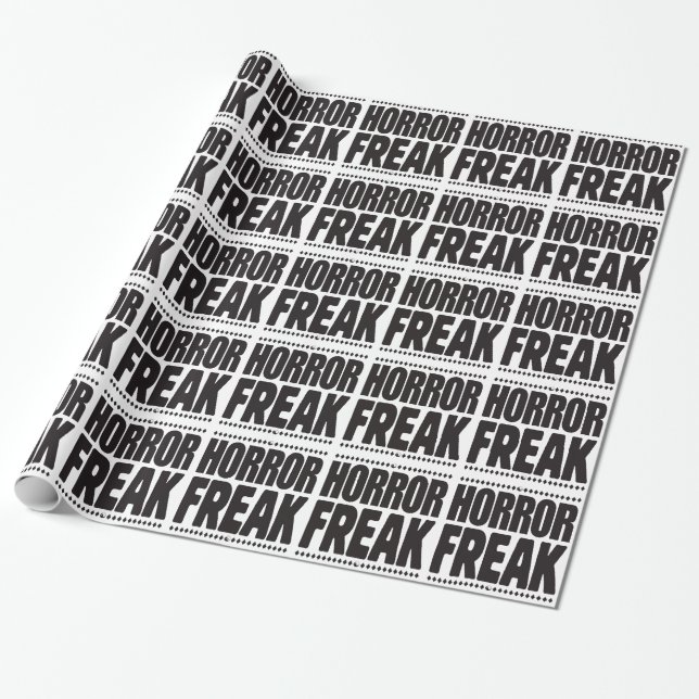 Papel De Presente Anormal do horror (Desenrolado)