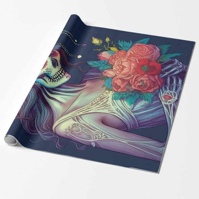 Papel De Presente Ansioso para sempre, para sempre devotado, Sonhand (Desenrolado)