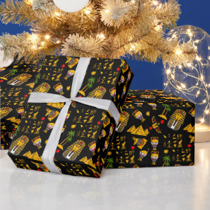 Papel De Presente Anterior padrão hierárquico egípcio