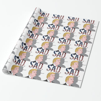 Papel De Presente Anti presidente sarcástico engraçado Donald Trump