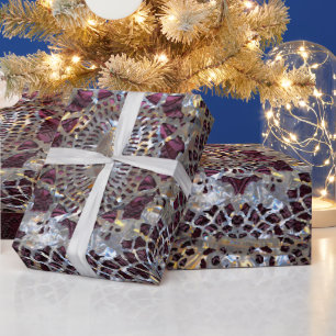 Papel De Presente Antigo Chic Elegante de Hollywood Amythesa Wrappap