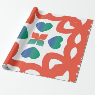 Papel De Presente Antigos azulejos ornamentados talavera méxico. Mod