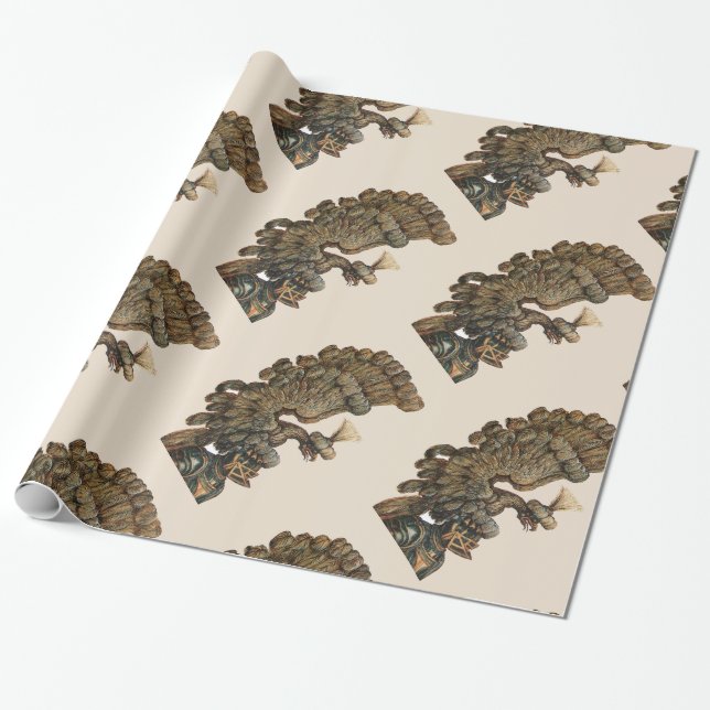 PAPEL DE PRESENTE ANTIQUE KNIGHT HELMET COM ÁGUA (Desenrolado)