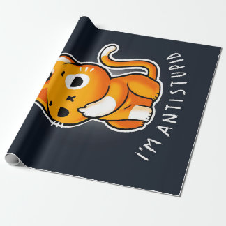 Papel De Presente Antisocial Cute Cat Gift| Cat For Valentines 