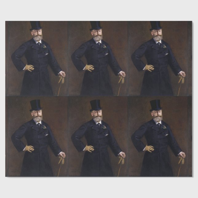 Papel De Presente Antonin Proust por Edouard Manet (Aberto)