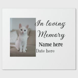 Papel De Presente Ao amar a memória memorial keepape adicione nome d