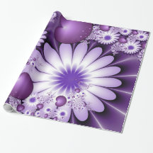 Apaixonando-se Flores Abstratas & Corações Fractal