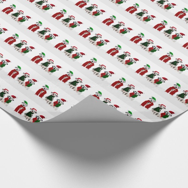 Papel De Presente APAL - Cães do Dalmatian do Natal (Ponta)