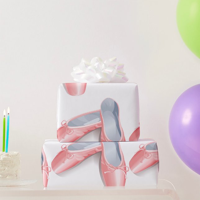 Papel De Presente Apartamentos cor-de-rosa elegantes Calçados de dan (Criador carregado)