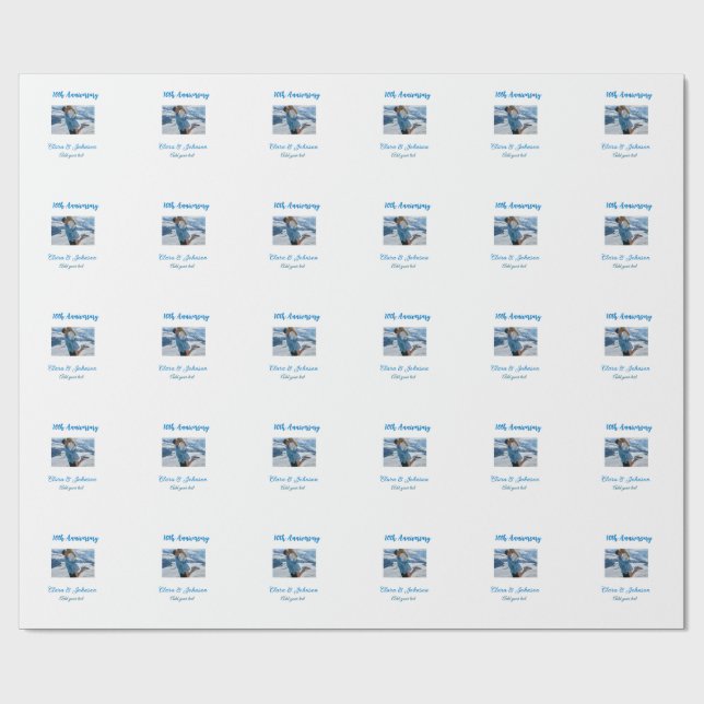 Papel De Presente Apelido de casamento Aniversário adicionar nome an (Aberto)