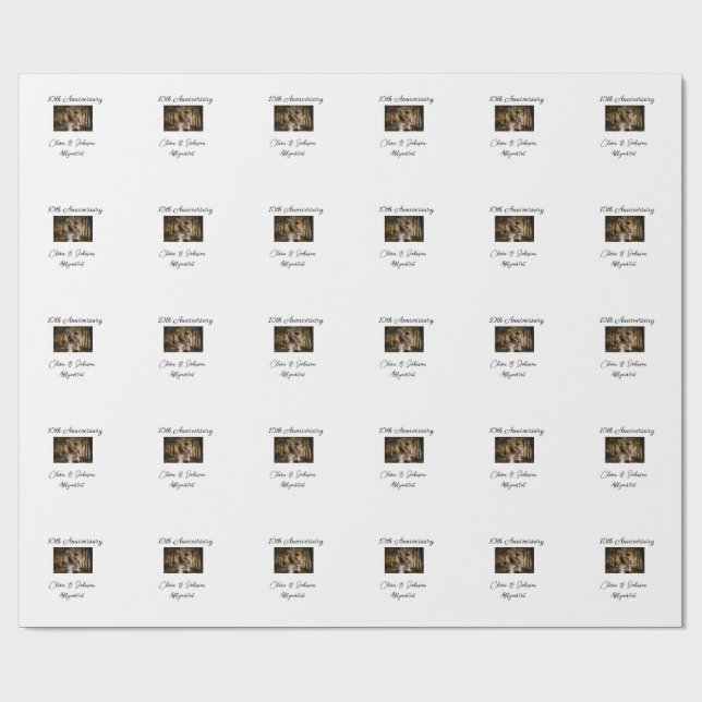 Papel De Presente Apelido de casamento Aniversário adicionar nome an (Aberto)