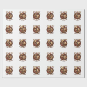 Papel De Presente Apenas Garota Que Ama Cachorro Golden Roses_1